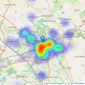 Coulby Conduct - Northwich listings heatmap