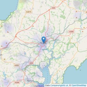 Country & Waterside Prestige - Truro listings heatmap