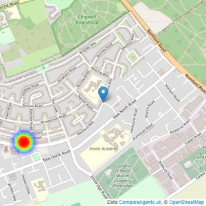 Countryside Homes Home Counties East listings heatmap