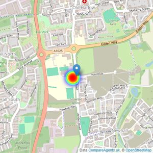 Countryside Homes Home Counties North listings heatmap