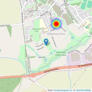 Countryside Homes Home Counties North listings heatmap