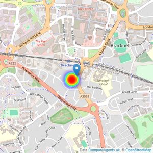 Countryside Homes London West listings heatmap