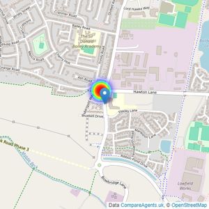 Countryside Homes North East Midlands listings heatmap