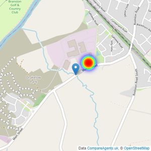 Countryside Homes North West Midlands listings heatmap