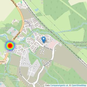 Countryside Partnerships Southern listings heatmap