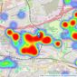 Countrywide - Dennistoun listings heatmap