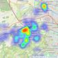 Countrywide - Paisley listings heatmap