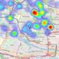 Countrywide - West End listings heatmap