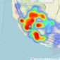 County Estate Agents Ltd - Lytham Saint Annes listings heatmap