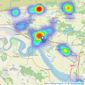 County Estates - Alloa listings heatmap