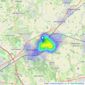 Court & Co - Shenfield listings heatmap