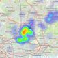 COUSINS ESTATE AGENTS - Failsworth listings heatmap