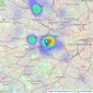 Cow & Co - London listings heatmap