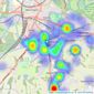 Cowdel Clarke - Stockton Heath listings heatmap