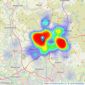 Cowell & Norford - Rochdale listings heatmap