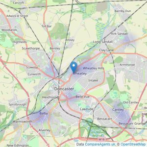 Create Living Ltd - Doncaster listings heatmap