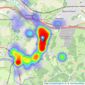 Crendon House Estate Agents - Wooburn Green listings heatmap