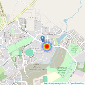 Crest Nicholson listings heatmap