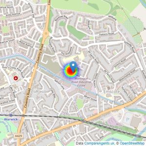 Crest Nicholson listings heatmap