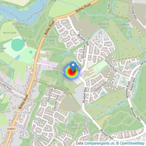 Crest Nicholson listings heatmap