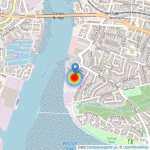 Crest Nicholson listings heatmap