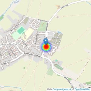 Crest Nicholson listings heatmap