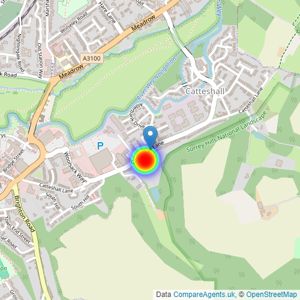 Crest Nicholson listings heatmap