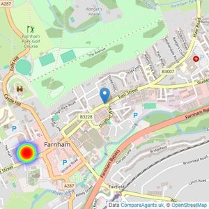 Crest Nicholson listings heatmap