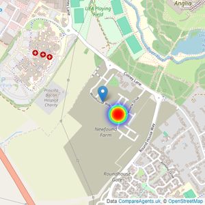 Crest Nicholson listings heatmap