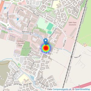 Crest Nicholson listings heatmap