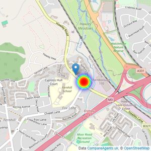 Crest Nicholson listings heatmap