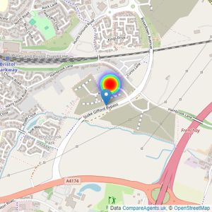 Crest Nicholson listings heatmap