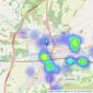 Cricketts Of Berkshire - Newbury listings heatmap