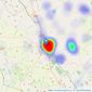 Crofts Estate Agents - Louth listings heatmap