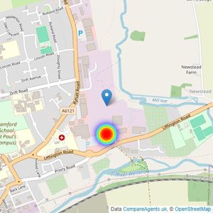 Cross Keys Homes listings heatmap