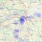 Crown Estate Agents - Pontefract listings heatmap