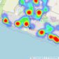 Cubitt & West - Peacehaven listings heatmap