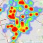 Cubitt & West - Sutton listings heatmap