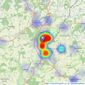 Cubitt & West - Uckfield listings heatmap