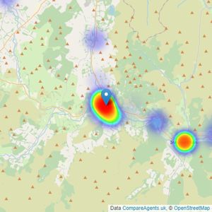 Cullen Kilshaw - Peebles listings heatmap