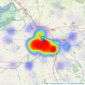 Cumbrian Properties - Carlisle listings heatmap