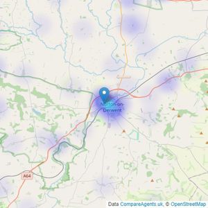 Cundalls - Malton listings heatmap