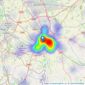 Currans Homes - Chester listings heatmap