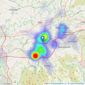 Curtis Law Estate Agents Limited - Blackburn listings heatmap