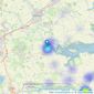 Curtis O'Boyle - Maldon listings heatmap