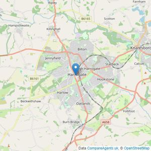 Dacre - Son & Hartley Agricultural, Harrogate listings heatmap