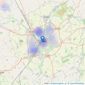 Dacre Son & Hartley - York listings heatmap