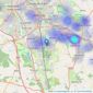 Dale and Collins - Trentham listings heatmap