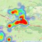 Dale Eddison - Otley listings heatmap