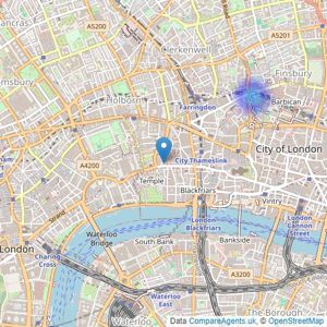 Daniel Watney - London listings heatmap